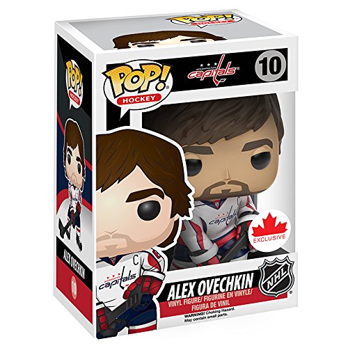 Pop Sports 3.75 Inch Action Figure Nhl Hockey - Alex Ovechkin White #10