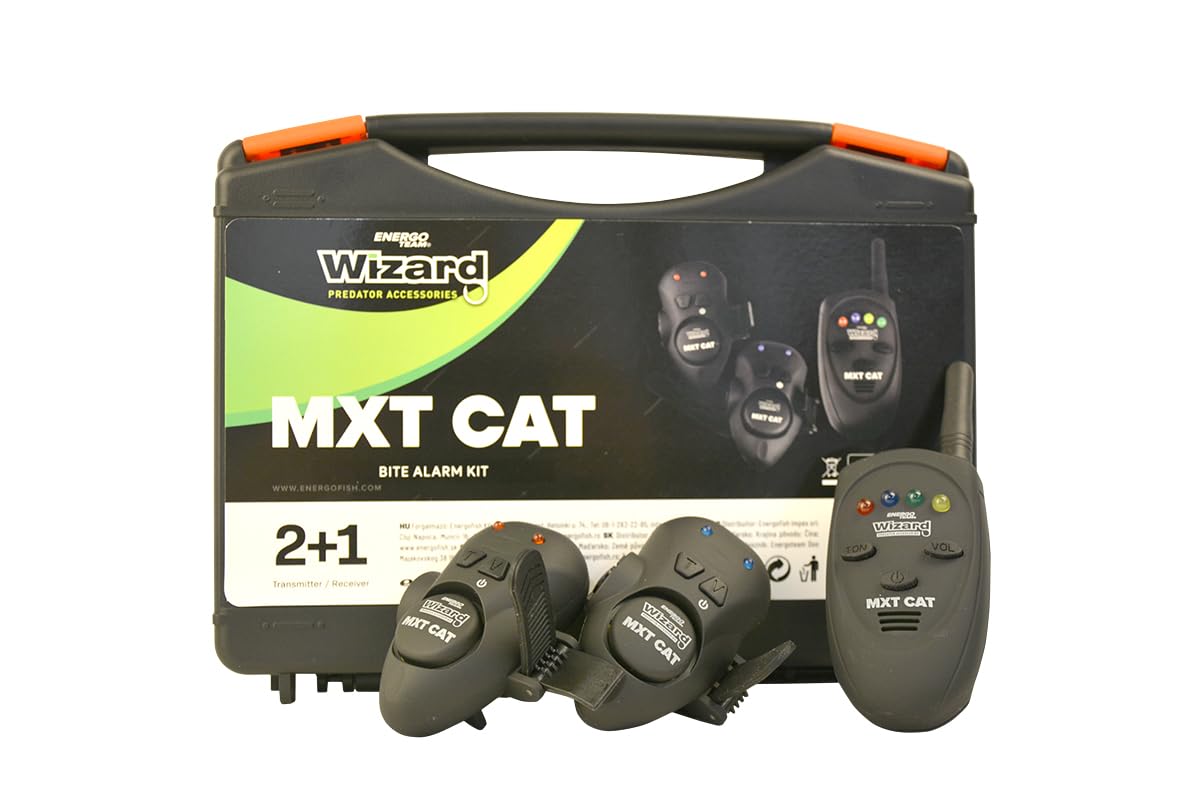 Kit Alarma de picada 2+1 MXT CATFISH Bite Alarm Kit Wizard [78001-621]