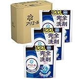 アリエール 洗濯洗剤 ジェルボール プロ まるごと洗浄消臭 清潔でさわやかな香り 詰め替え 100個ｘ3袋 [大容量] [ケース品]