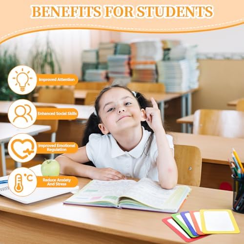Haiabei 15 Pcs Small Mirrors for Kids 6 x 4 Inch Shatterproof Mirror Unbreakable Mirror Plastic Mirrors for Preschool Classroom DIY Crafts Facial Expression Spa Party (5 Colors) — view 6