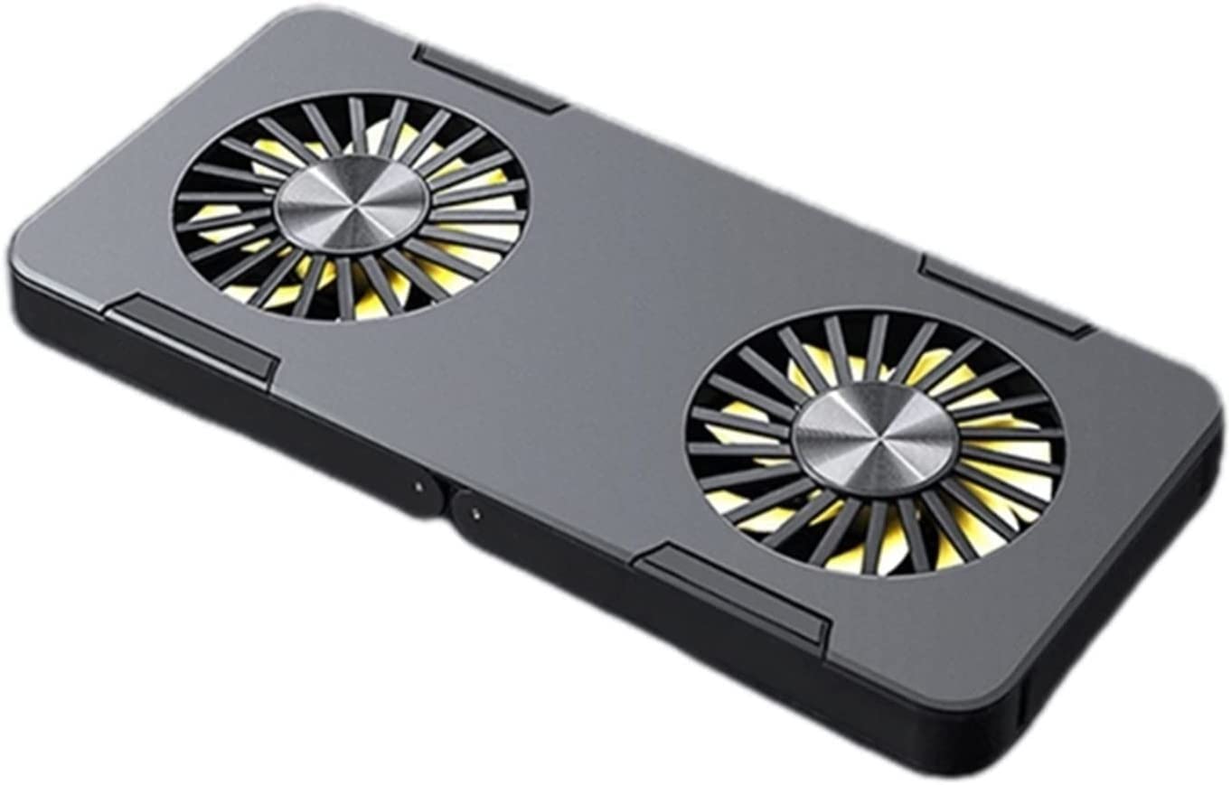 Base di raffreddamento da Gaming Pad Di Raffreddamento Per Laptop Pieghevole Con Staffa Per Per Computer A Doppia Ventola per PC Notebook