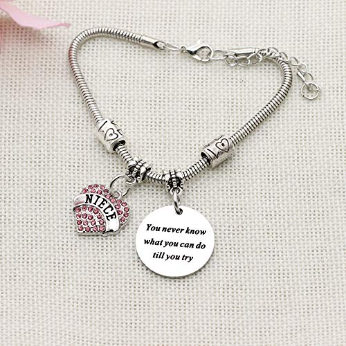 Braccialetto in argento per donne e ragazze, con