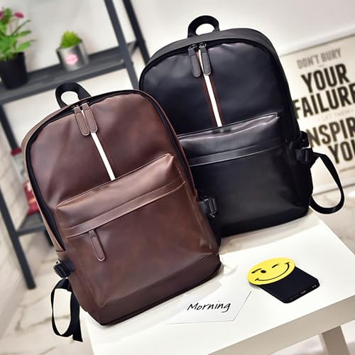 Image of Kraptick Multi-functional Backpack-Waterproof Laptop Backpack, Office Bag with PU Leather Design, Professional Bag for Laptops and Work, Durable and Stylish Bags for Travel