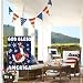 4th of July Garden Flags for Outside,Patriotic Funny Goose GOD BLESS AMERICA Small Summer Decoration for Holiday Yard Memorial Day,250th Years America Anniversary Outdoor Decor 12x18 Inch Double Sided