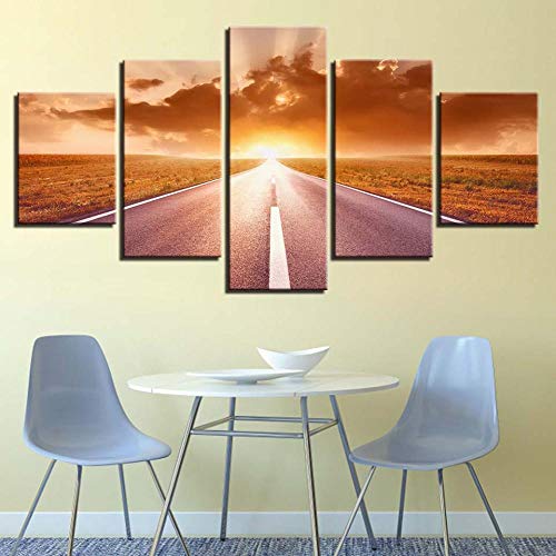 Impression sur toile Sunshine Avenue grand format déco salon