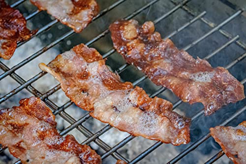 FOOD-UNITED BACON FRÜHSTÜCKS-SPECK 1kg Bacon-Speck-Streifen von gegartem Schweine-Bauch-Speck für BLT-Sandwich Frühstück Spiegelei Rührei Burger Toppings Tapas und auch fürs Grillen Barbecue (1000g)