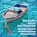 Vertintong Deep Water Fishing Float 4.72 x 2.75'' Heavy Duty Pool Buoy Float Fishing Marker 0.78 Hole for Kayak Tow Line Anchor Marker Buoy Drift Sock Replace Pool Crabbing Dock(Red, 24 Pcs)