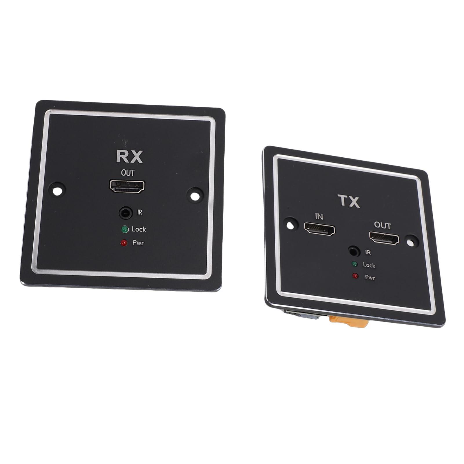 Extender per Piastra a Muro Multimediale HD Cat6 Supporto Ad Alta Risoluzione Compatibilità Versatile del Dispositivo per Console di Gioco Display 3,4x3,4 Pollici