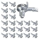 20PCS Bookshelf Pins Compatible with IKEA Part 131372 Bookshelf Pins, Suitable for IKEA Shelf Nails