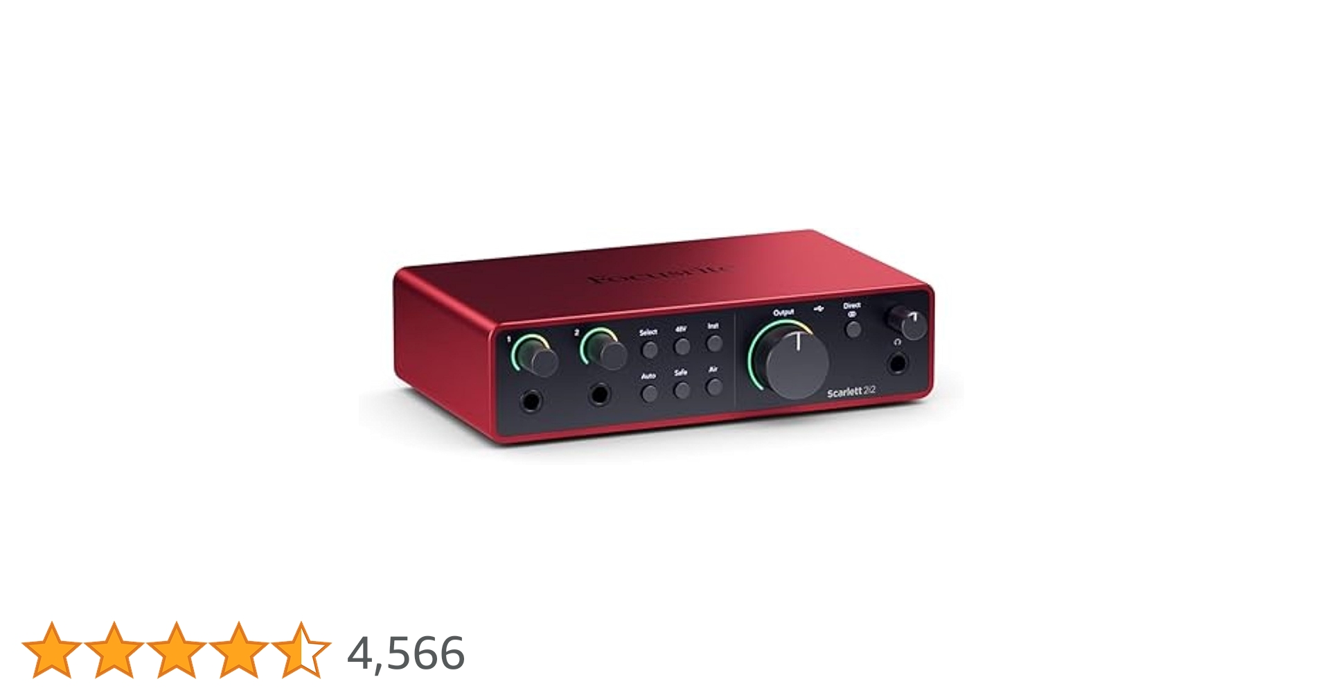 Amazon.co.jp: Focusrite Scarlett 2i2 第4世代 USBオーディオ