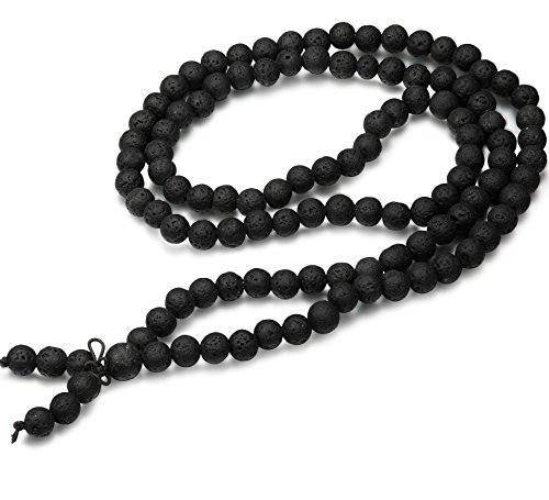 BESTEEL Gioielli 8MM 108 Perline Bracciale per