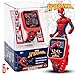 Accutime Marvel Spider-Man Red Educational Touchscreen Smart Watch Toy for Boys, Girls, Toddlers - Selfie Cam, Learning Games, Alarm, Calculator, Pedometer, and More (Model: SPD4588AZ)