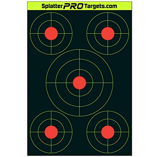 12x18 splatter targets shots burst with a bright splatter upon impact instantly see your shots