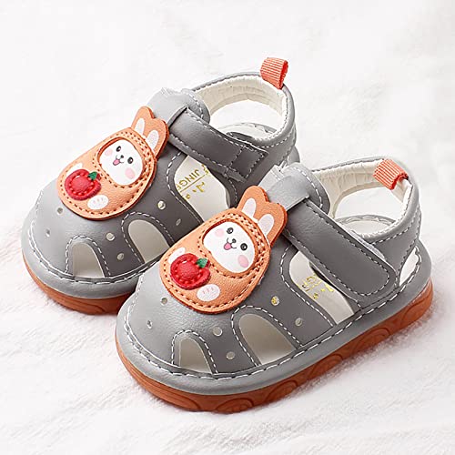 Betadog Infant Squeaky Sandals Toddler Boys Girls Squeaky Sandals Closed-Toe Anti-Slip Rubber Sole First Walking Shoes2