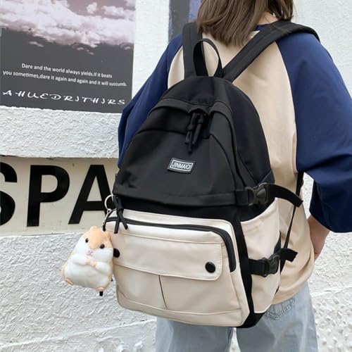 Image of Tinytot 30 Litre Japanese Korean Style School Bag Water-Resistant Laptop & Travel Backpack - Unisex Large 18 Inches Multipurpose Student Backpack for Boys & Girls, Men & Women