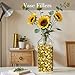 DomeStar 150PCS Fake Gold Ice, Acrylic Ice Fake Plastic Gold Nuggets Rocks Gems Marble Vases Fillers for Table Scatter Birthday Wedding Party Decoration