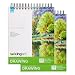 KINGART Drawing Paper Pad, Top Wire Bound, 70 LBS. (110G), 8" X 10 ", 75 Sheets (Set of 2)
