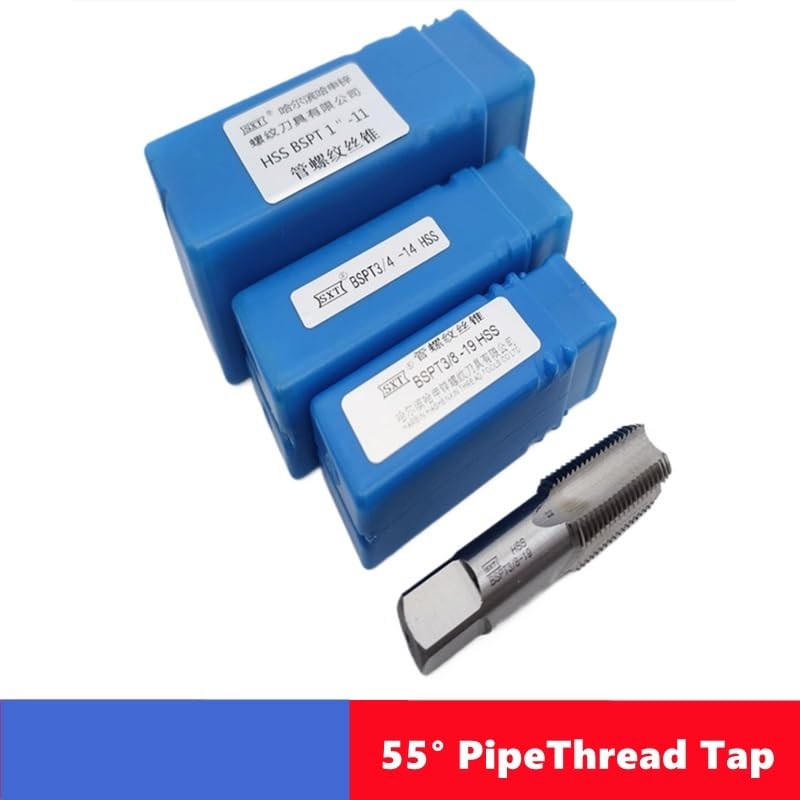 1pcs W6542 HSS British Pipe Thread tap BSP, 1/16.1/8.3/8.1/4.1/2.3/4.1 inches. 2 inches, Used for Pipe Thread Tapping Tools(BSP 3I4-14)