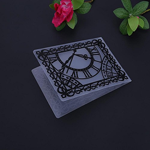 Everpert orologio modello goffratura cartelle di