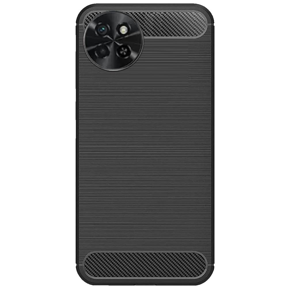 Pinaaki Enterprises Back Cover Case for ITEL S23 / ITEL S23 Cases & Covers (Carbon Fibre Rugged Armour Black Colour) (B0CBZ3NF88) Amazon Price History, Amazon Price Tracker