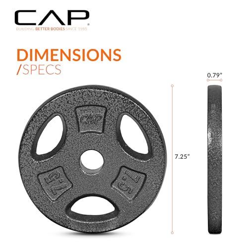 Image of CAP Barbell Standard 1-Inch Grip Weight Plates