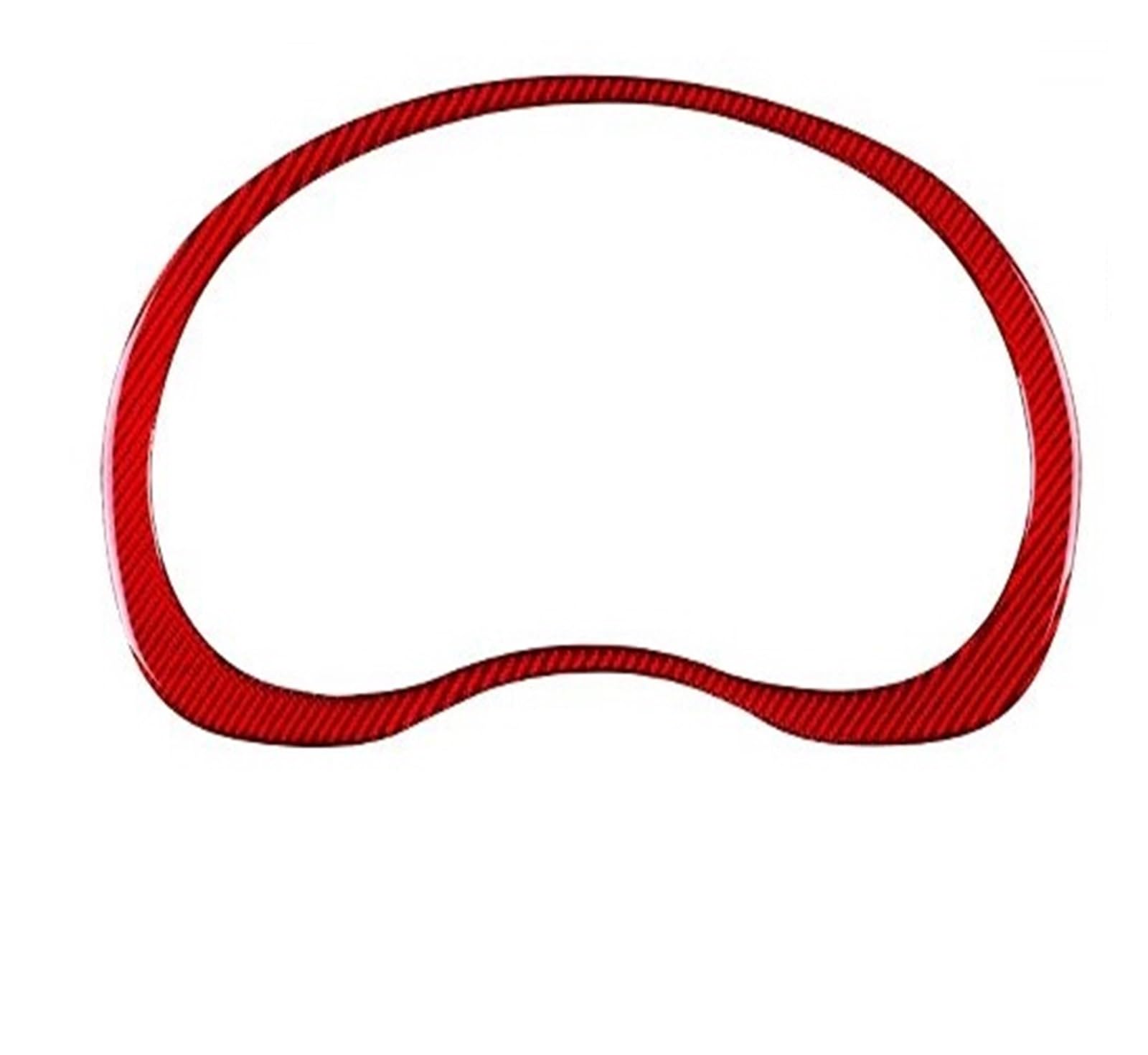 Interior Trim for Subaru for WRX for Saloon 2015 2016 2017 2018 2019 2020 2021 LHD RHD Sticker Speedometer Dashboard Sticker Cover Trim Sticker(Red Carbon)