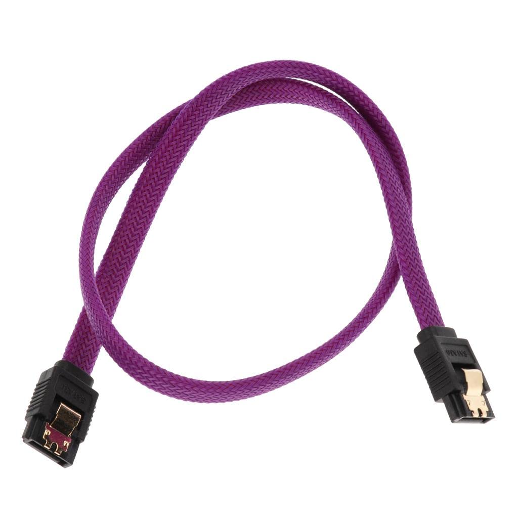 Meri Shopp SATA III 7pin 6Gb/s High Speed Serial ATA HDD SSD Data Cable Lead 20 Inches-image-43