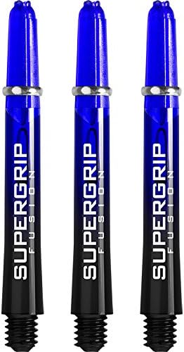 Harrows Tallos Supergrip Fusion - con anillos mecanizados - Tweenie - 1 juego (3) (negro y azul)