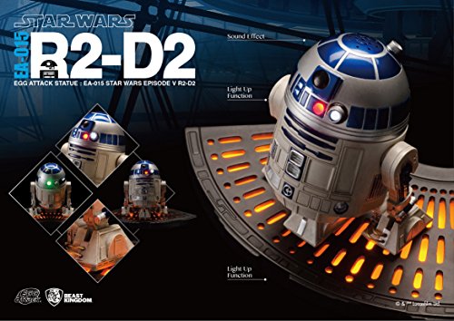 The Dancing Peanut Estatua de Ataque de Huevo de Star Wars con función de Sonido y luz R2-D2 (Episodio IV) 13 cm