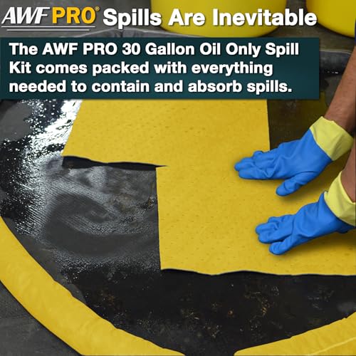 Image of AWF PRO 30 Gallon Hazmat Spill Kit, 81 Pieces