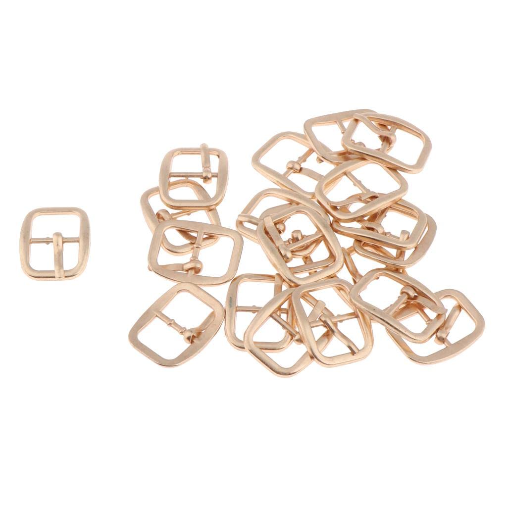 calandis CALANDIS™ 2xSingle Prong Belt Buckle Center Bar Buckles Pin Purse DIY Accessories Gold | Womens Accessories-picture-27