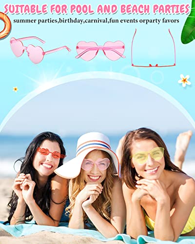 Kanayu 12 Pcs Mixed Style Rimless Sunglasses Retro Party Favors Eyewear for Bachelor Party Photoshoot Costume Accessories4