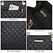 Montana West Tote Bag for Women Quilted Chain Handbags Shoulder Purse Black Gift MWC-040BK