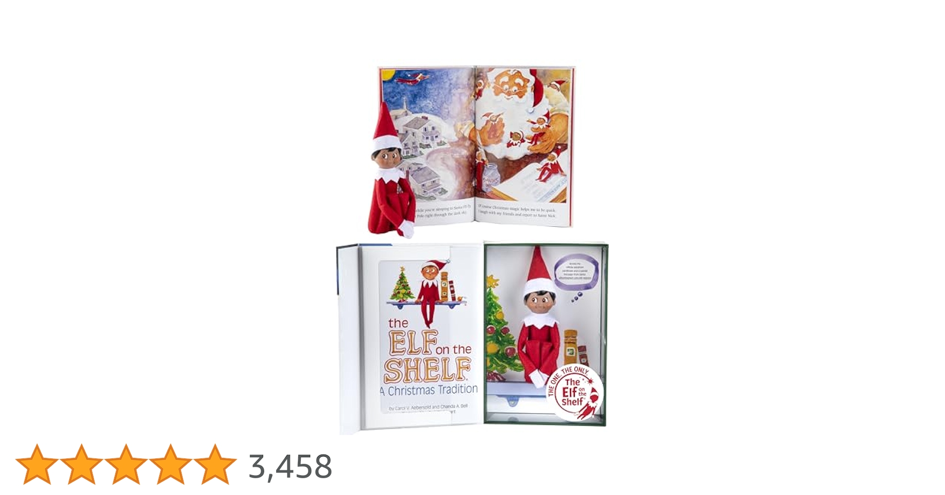 the elf on the shelf  棚の上のエルフ 男の子(C) Amazon.com: The Elf on the Shelf: A Christmas Tradition