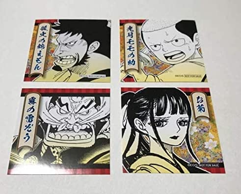 Amazon | ワンピース ワノ国 ステッカー 全20種セット ルフィ太郎 ゾロ