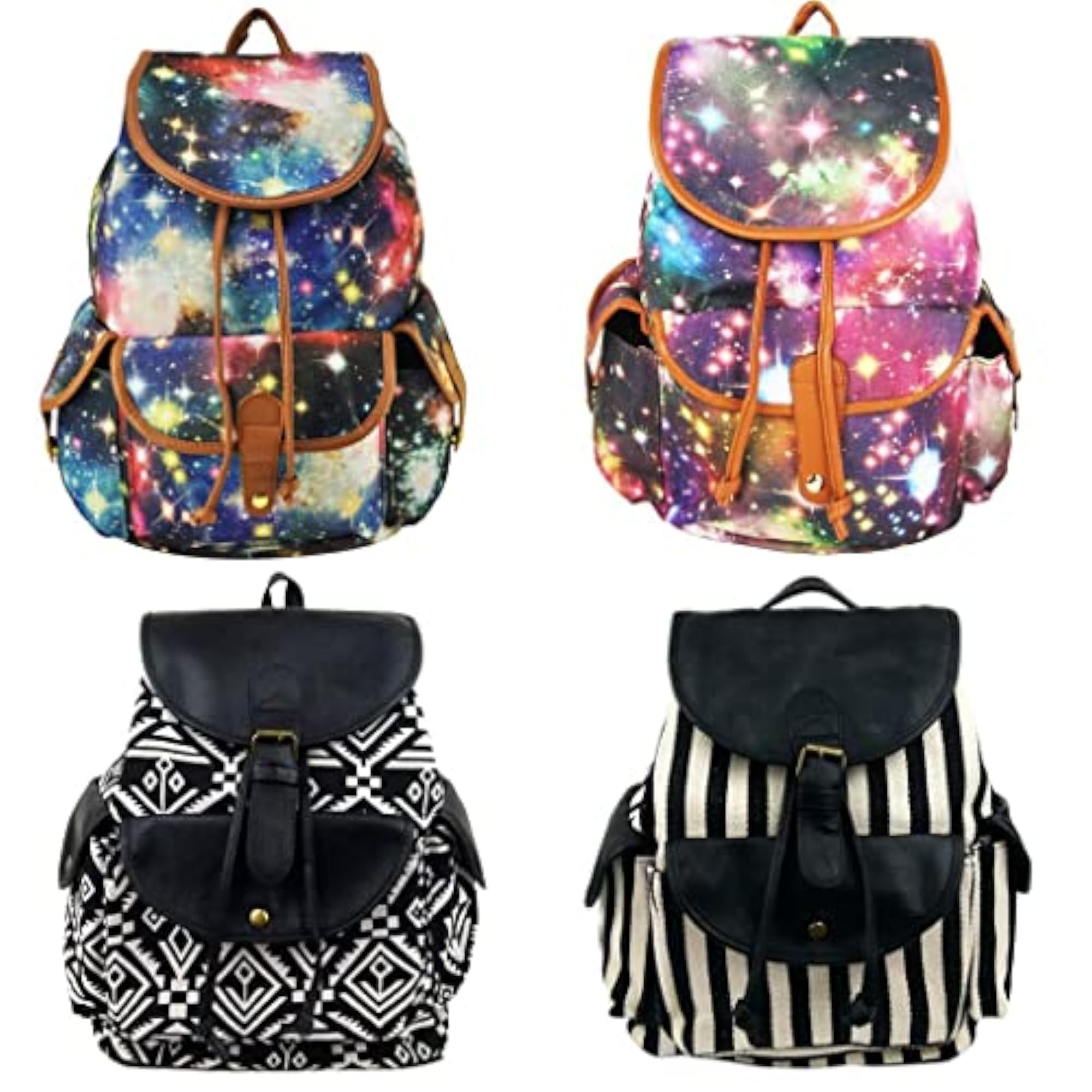 Canvas Casual Laptop Bag Backpack Unisex School Travel Rucksack