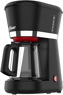 Cafeteira oster black com jarra de vidro 07l - 220v