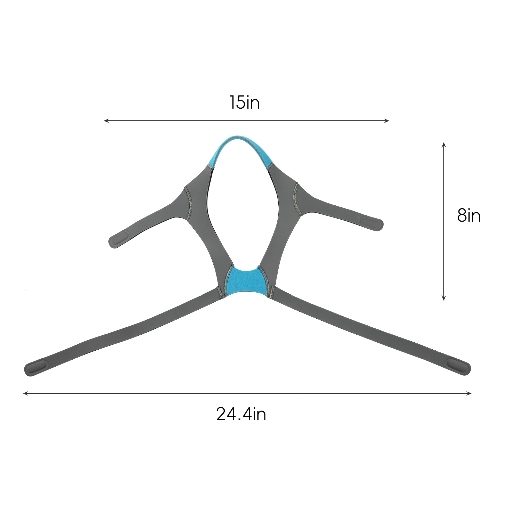 Copricapo per AirFit F20/AirTouch F20, confezione da 3 pezzi con 3 paia di clip magnetiche