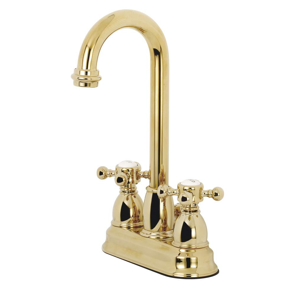 Robinet de toilette Kingston KB3612BX en laiton poli massif