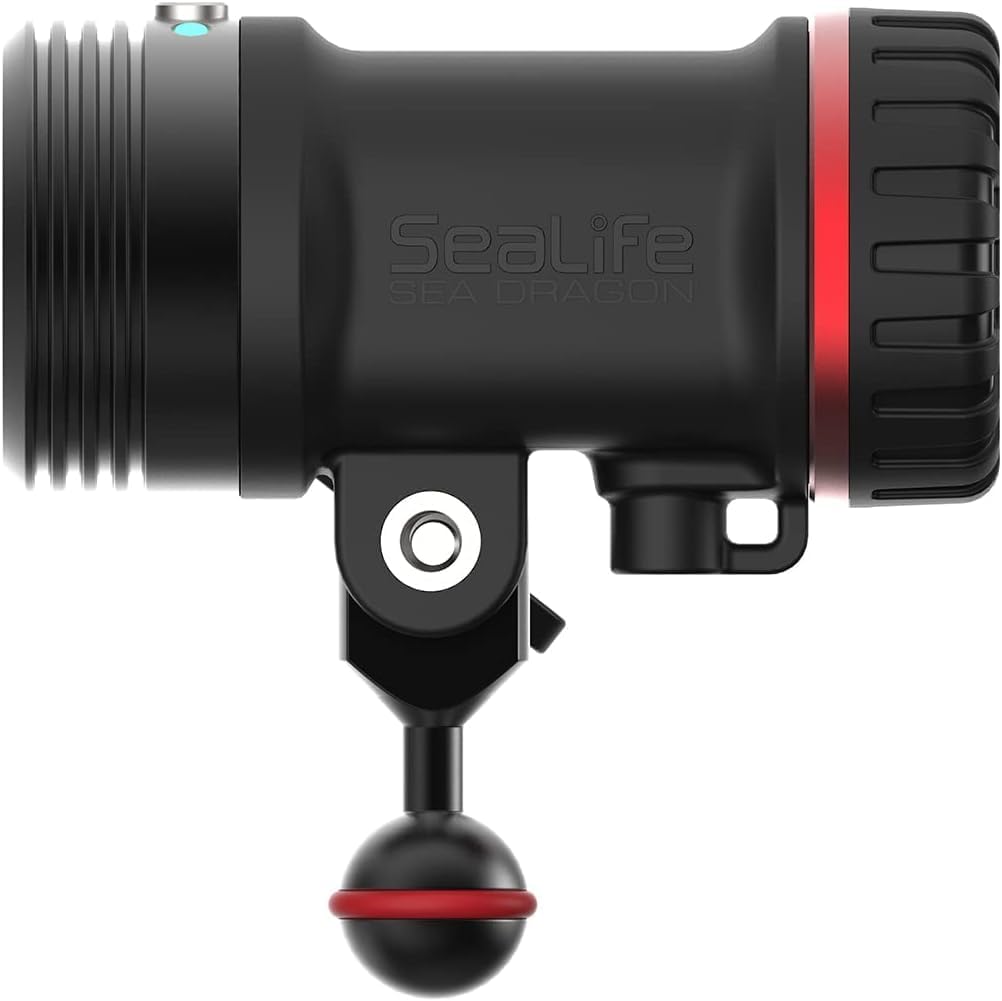 Sealife Sea Dragon SL680 5000 Underwater Lighting Set - Sea Dragon 5000 Photo/Video Light Head with Color Boost, Protective Neoprene Sleeve, Adapters, and Accessories