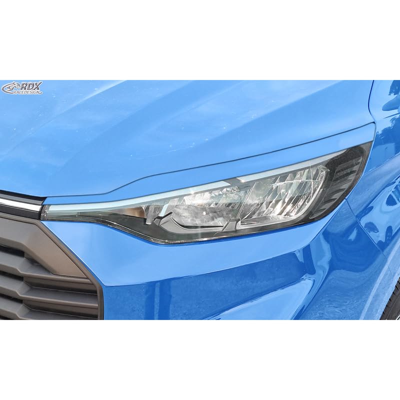 Spoilers de phares Ford Transit Custom 2023 paupières ABS pour optiques halogènes V710