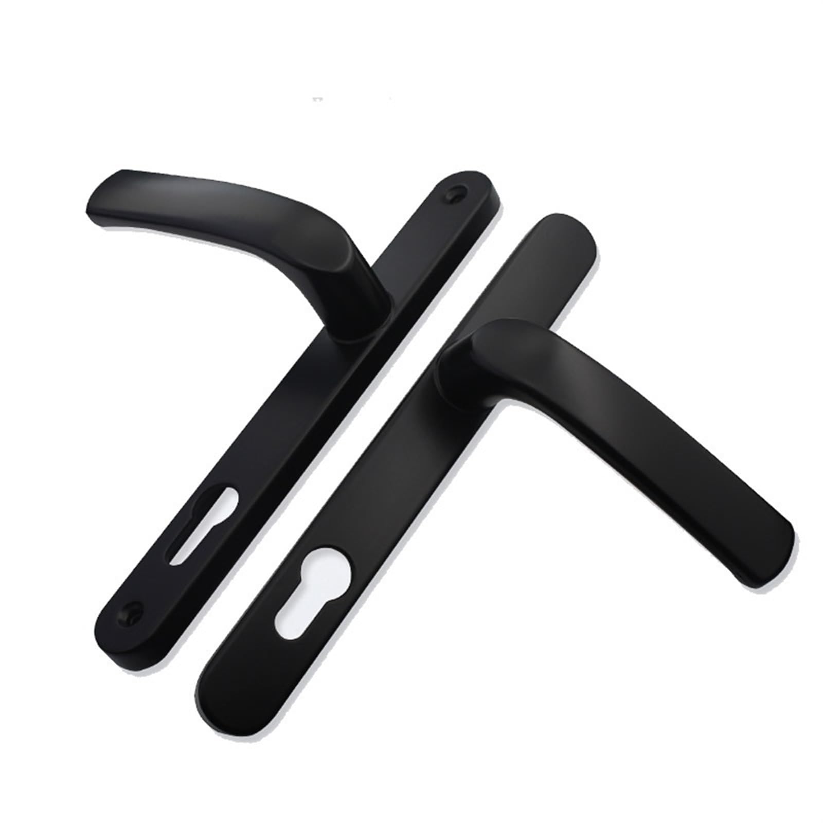 Poignée de porte noire entraxe 85mm pour rénovation maison moderne