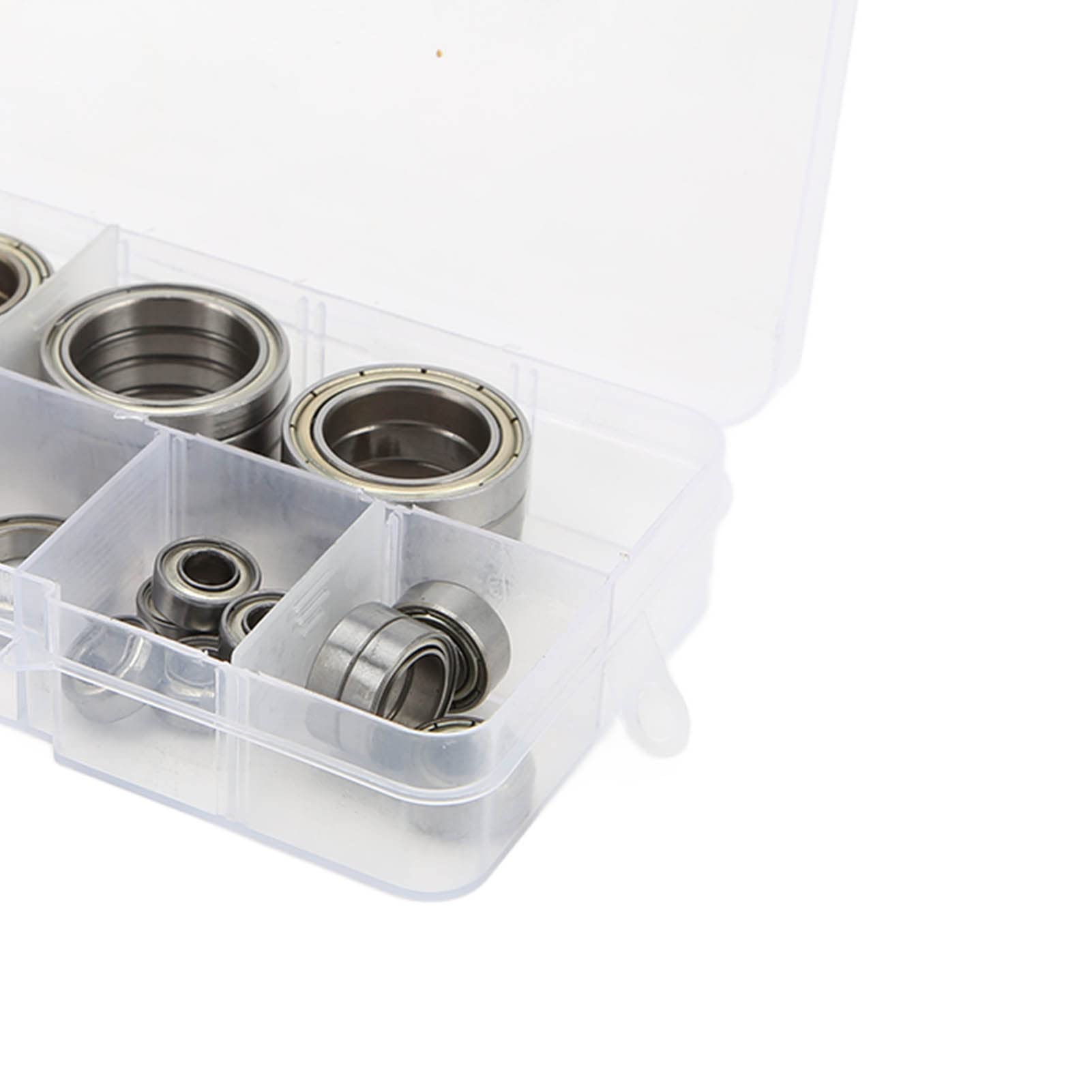 Zestaw łożysk kulkowych Mavaol Zamienne łożyska RC ze stali nierdzewnej z plastikowym pudełkiem do ciężarówki TRAXXAS Xmaxx 6s 8s 1/5