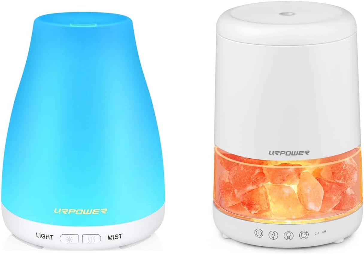 URPOWER 2nd Version 100ml Essential Oil Diffuser & 2in1