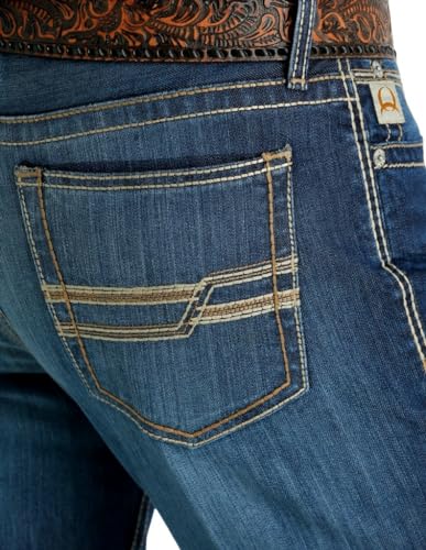 Cinch Western Jeans Mens Ian Mid Rise Slim Fit Bootcut MB580360013