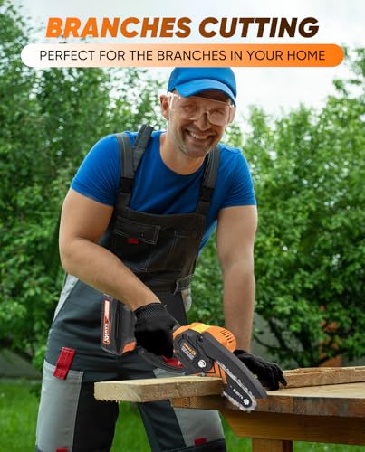 Image of Saker Mini Chainsaw,2026 New Upgrade Portable Electric Chainsaws Cordless,Small Handheld Chain Saw Pruning Shears Chain Saws for Tree Branches,Courtyard and Garden