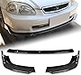 Stay Tuned Performance PU/692/PCF Carbon Fiber Print Front Bumper Body Kit Lip 3PCS Compaitble with 1996-1998 Civic