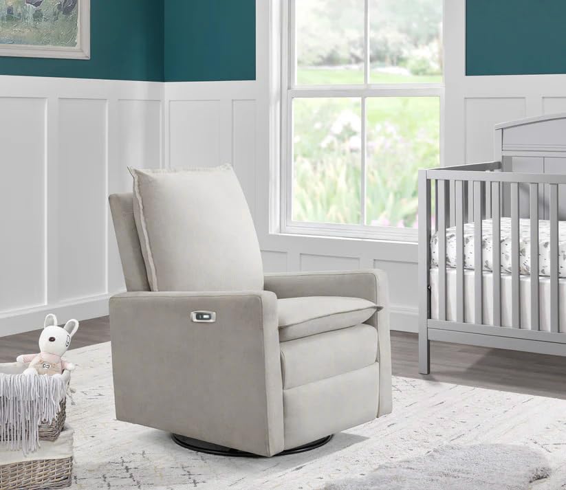 Image of Oxford Baby Uptown Power Recliner /Glider, Sand