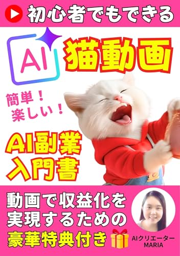 初心者でもできる!AI猫動画でゆるくはじめるAI副業入門書: 動画を作ったことなくても大丈夫!AI動画の作成方法がわかる!