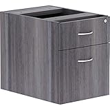 Lorell, LLR69562, Weathered Charcoal Laminate Desking Pedestal, 1 Each